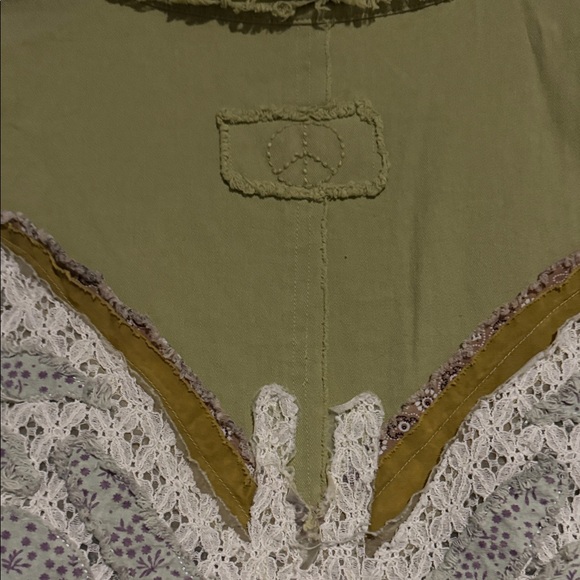 NWT Blue Velvet Butterfly Shacket - Picture 9 of 11